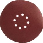 Csiszolókorongs tépőzáras NovoAbrasive 225 mm P320, 8 lyukkal, készlet 5 db.
