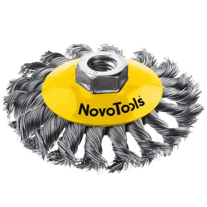 NovoTools Bevel Kefe fonott Huzal, 115 mm