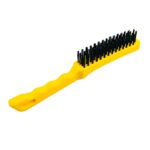 NovoTools Kézi fém Kefe, Steel Huzal műanyag nyél, 6x16