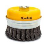 NovoTools Fazékkefe Heavy fonott Huzal, 65 mm