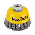 NovoTools Fazékkefe fonott huzal, 75 mm