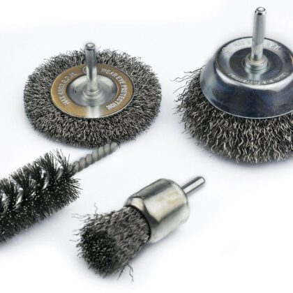 NovoTools Drótkefees For Drills, készlet 4 db.