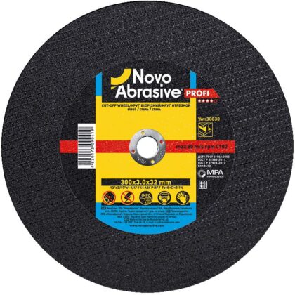 Vágókorong fémhez NovoAbrasive 41 300x3.0x32 mm